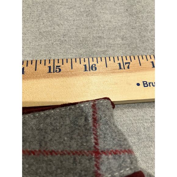 Bob Timberlake Womens 10 Gray Skirt Tweed Plaid Lined Zip Pockets‎ Wool Blend - Picture 9 of 9